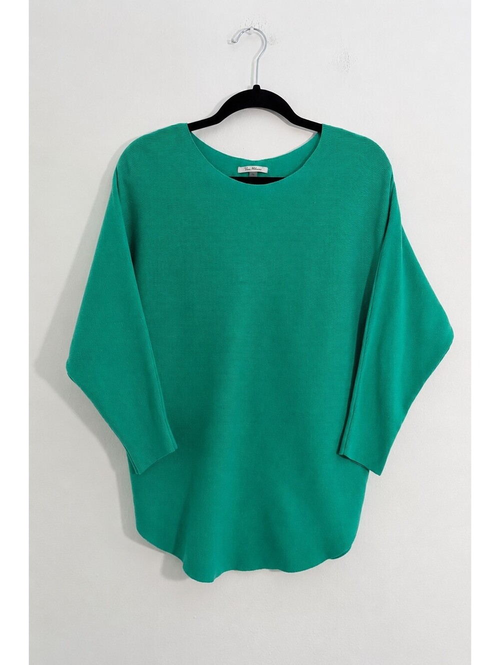 Vila Milano Green Dolman Sleeve Button Back Knit Sweater Women’s M